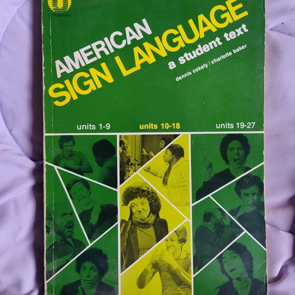 Sign language book